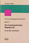 Buchcover Kleine homöopathische Reihe / Die homöopathische Begegnung