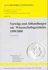 Buchcover Vorträge und Abhandlungen zur Wissenschaftsgeschichte 1999/2000