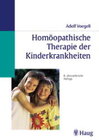 Buchcover Homöopathische Therapie der Kinderkrankheiten