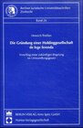 Buchcover Die Gründung einer Holdinggesellschaft de lege ferenda