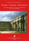 Buchcover Residenz - Verwaltung - Repräsentation