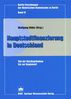 Buchcover Hauptstadtfinanzierung in Deutschland
