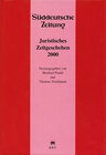 Buchcover Juristisches Zeitgeschehen 2000 in der Süddeutschen Zeitung