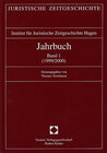 Buchcover Jahrbuch der Juristischen Zeitgeschichte / Jahrbuch der Juristischen Zeitgeschichte