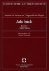 Buchcover Jahrbuch der Juristischen Zeitgeschichte / Jahrbuch der Juristischen Zeitgeschichte