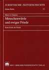 Buchcover Menschenwürde und ewiger Friede