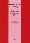 Buchcover Juristisches Zeitgeschehen 2002 in der Süddeutschen Zeitung