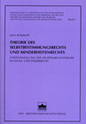 Buchcover Theorie des Selbstbestimmungsrechts und Minderheitenrechts