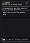 Buchcover Jahrbuch für öffentliche Finanzen (2013)