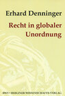 Buchcover Recht in globaler Unordnung