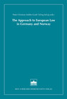 Buchcover The Approach to European Law in Germany and Norway