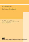 Buchcover Das Bonner Grundgesetz