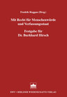 Buchcover Mit Recht für Menschenwürde und Verfassungsstaat