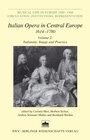 Buchcover Italian Opera in Central Europe 1614-1780