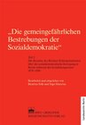 Buchcover "Die gemeingefährlichen Bestrebungen der Sozialdemokratie"