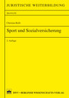 Buchcover Sport und Sozialversicherung
