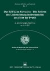 Buchcover Das ESUG im Stresstest – Die Reform des Unternehmensinsolvenzrecht aus Sicht der Praxis