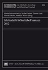Buchcover Jahrbuch für öffentliche Finanzen 2012