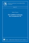 Buchcover Die rechtliche Verfassung des Vorstands der AG