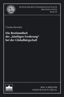Buchcover Die Bestimmtheit der "künftigen Forderung"bei der Globalbürgschaft