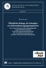 Buchcover Öffentliche Belange als Schranken von Informationszugangsansprüchen