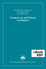 Buchcover European Law and National Constitutions