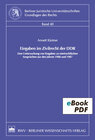 Buchcover Eingaben im Zivilrecht der DDR