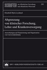 Buchcover Abgrenzung von klinischer Forschung, Lehre und Krankenhausversorgung