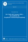 Buchcover Der Codice del Consumo (2005) - Ein Vorbild für die Europäische Verbrauchergesetzgebung?