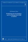 Buchcover Rechtsfragen der Kreisgebiets- und Verwaltungsreform 2008 in Sachsen
