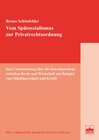 Buchcover Vom Spätsozialismus zur Privatrechtsordnung