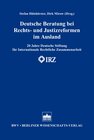 Buchcover Deutsche Beratung bei Rechts- und Justizreformen im Ausland