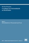 Buchcover Grundlagen der Rechtsdidaktik an Hochschulen