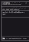 Buchcover Jahrbuch für öffentliche Finanzen 2015