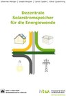 Buchcover Dezentrale Solarstromspeicher für die Energiewende