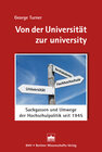 Buchcover Von der Universität zur university