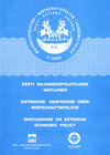 Buchcover Estnische Gespräche über Wirtschaftspolitik 2/2013