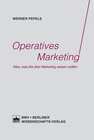 Buchcover Operatives Marketing