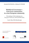 Buchcover Multilevel Governance - from local communities to a true European community