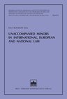 Buchcover Unaccompanied Minors in International, European and National Law