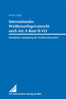 Buchcover Internationales Wettbewerbsprivatrecht nach Art. 6 Rom II-VO –