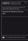 Buchcover Jahrbuch für öffentliche Finanzen 2017