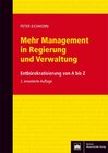 Buchcover Mehr Management in Regierung und Verwaltung