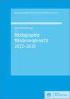 Buchcover Bibliographie Windenergierecht 2012–2019