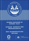 Buchcover Estnische Gespräche über Wirtschaftspolitik 1–2/2020