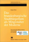 Buchcover Das brandenburgische Stadtbürgertum als Mitgestalter der Moderne