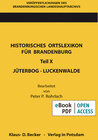 Buchcover Historisches Ortslexikon für Brandenburg