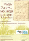 Buchcover Märkische Bauerntagebücher des 18. und 19. Jahrhunderts