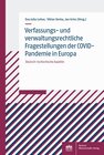 Buchcover Verfassungs- und verwaltungsrechtliche Fragestellungen der COVID-Pandemie in Europa