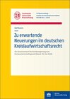 Buchcover Zu erwartende Neuerungen im deutschen Kreislaufwirtschaftsrecht
